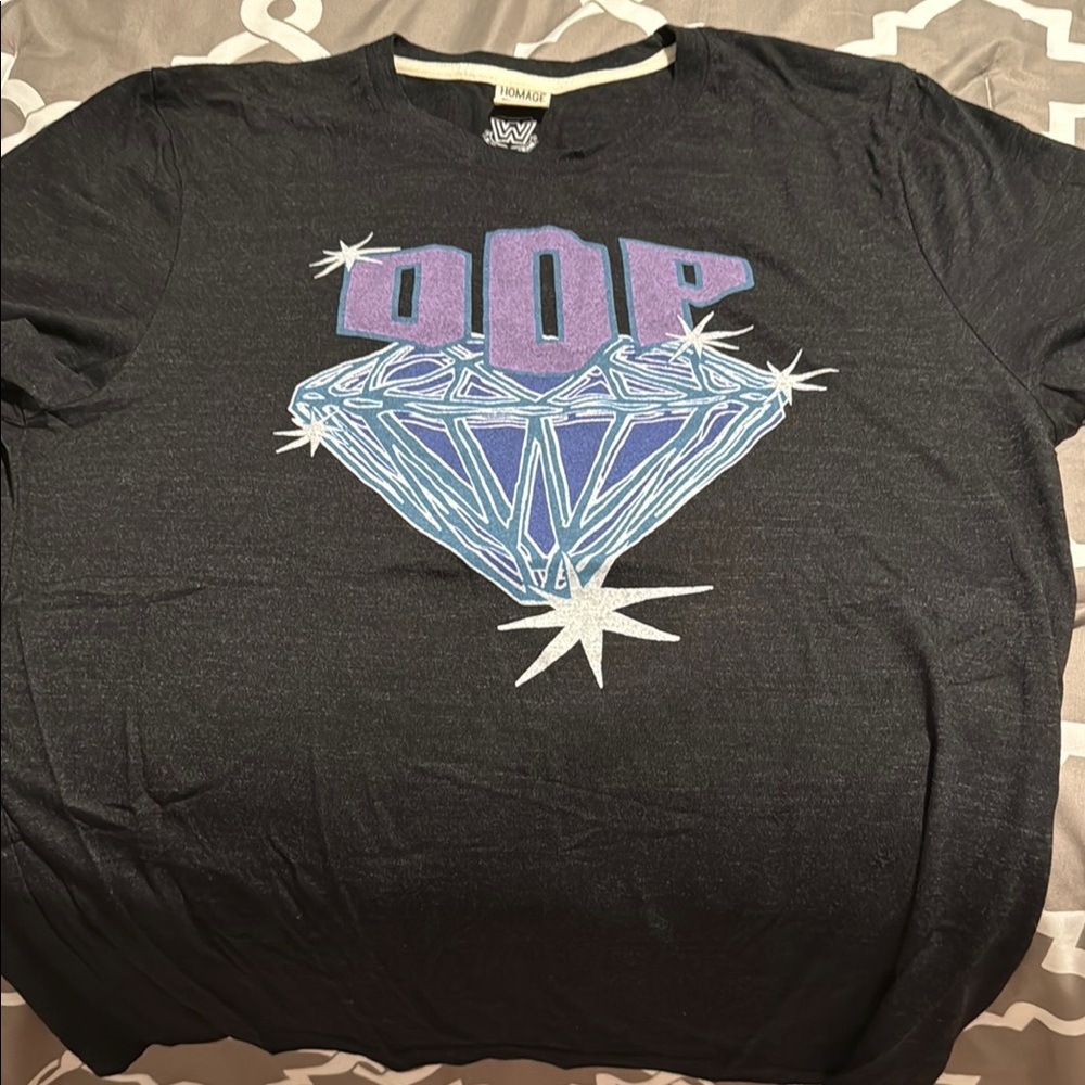 HOMAGE DDP Black and Purple Short Sleeve Tees